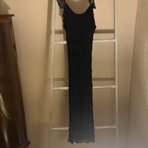 Young Essence Black Maxi Dress